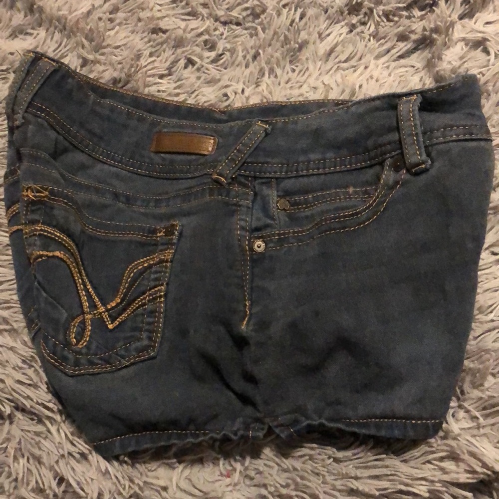 Wallflower denim shorts